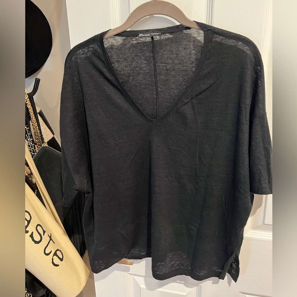 Zara V-neck Shirt
